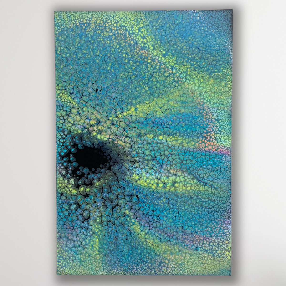 24x36x1.5 Acrylic on Canvas, pick up at store or free delivery in Fort Lauderdale, original painting, handmade by artist (owner). My name is Roger. Text or call at 954-816-0929 with any questions.