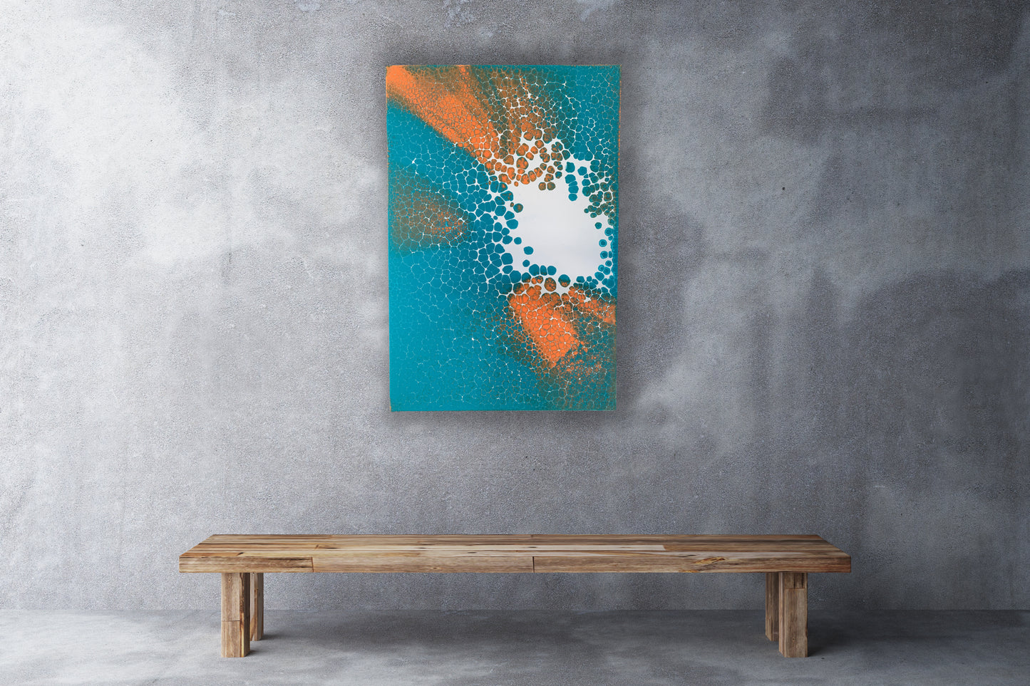 24x36x1.5 Acrylic on Canvas, pick up at store or free delivery in Fort Lauderdale, original painting, handmade by artist (owner). My name is Roger. Text or call at 954-816-0929 with any questions.