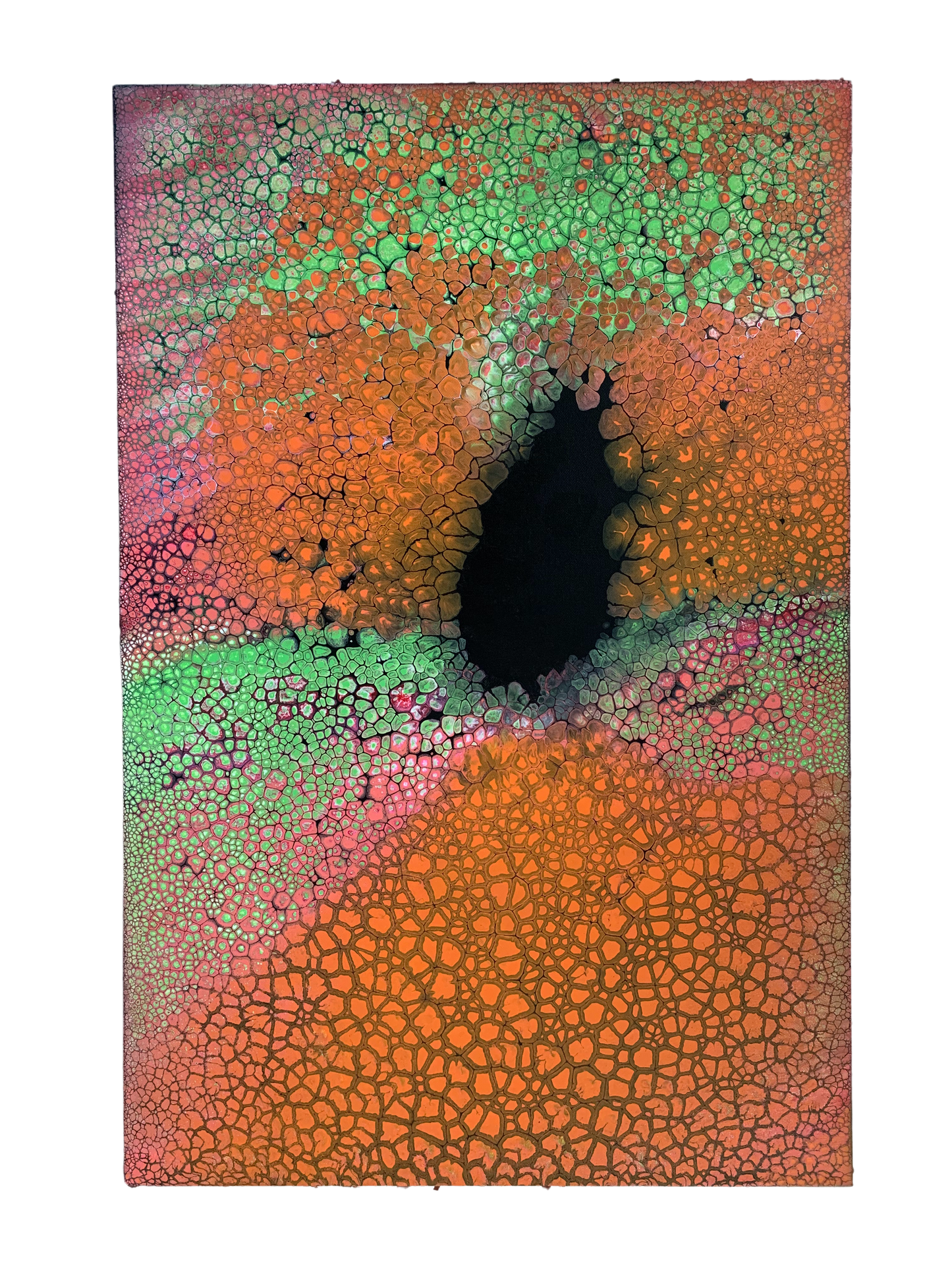 24x36x1.5 Acrylic on Canvas, pick up at store or free delivery in Fort Lauderdale, original painting, handmade by artist (owner). My name is Roger. Text or call at 954-816-0929 with any questions.