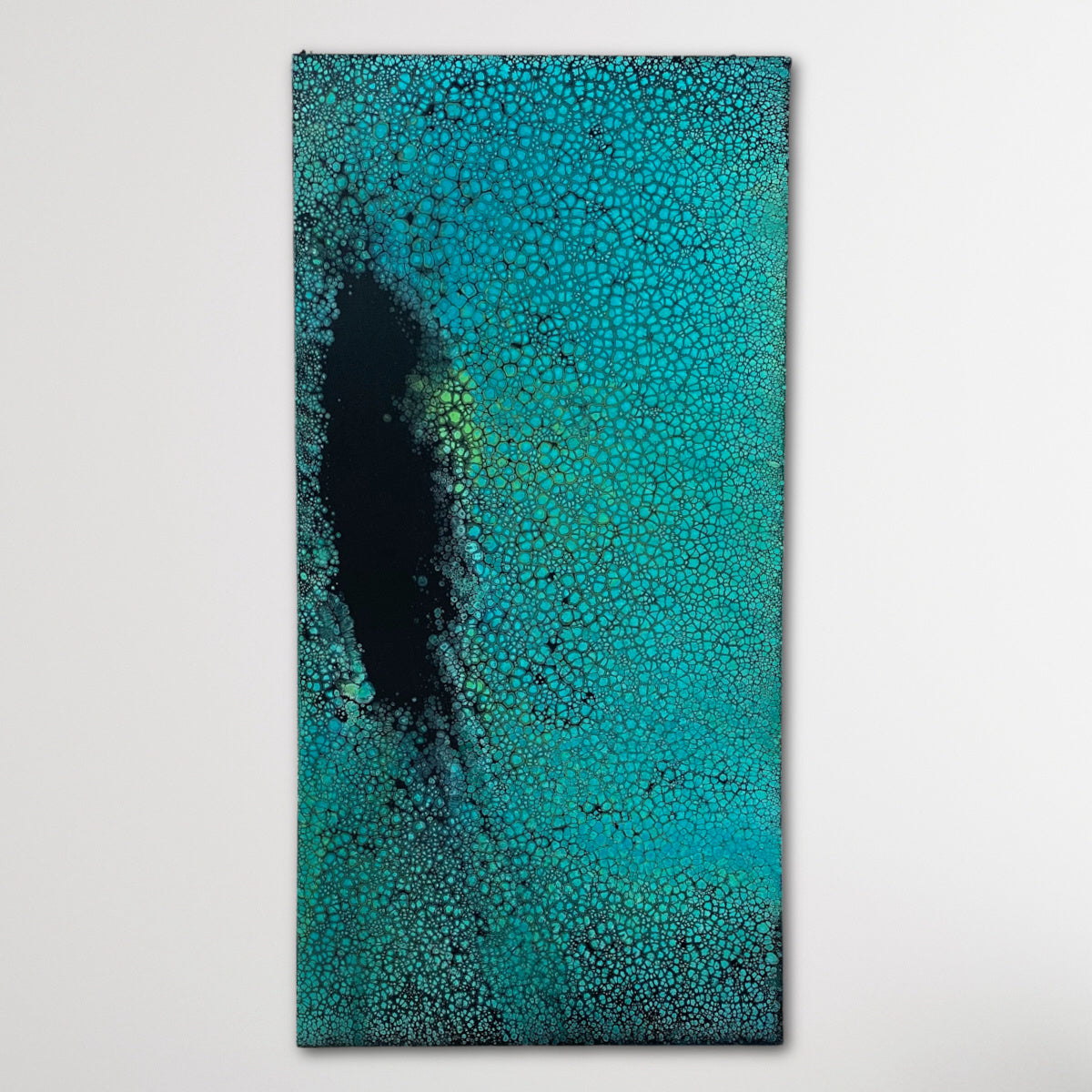 24x48x1.5 Acrylic on Canvas, pick up at store or free delivery in Fort Lauderdale, original painting, handmade by artist (owner). My name is Roger. Text or call at 954-816-0929 with any questions.