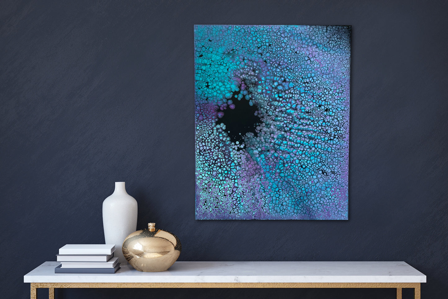 24x30x1.5 Acrylic on Canvas, pick up at store or free delivery in Fort Lauderdale, original painting, handmade by artist (owner).  My name is Roger. Text or call at 954-816-0929 with any questions.